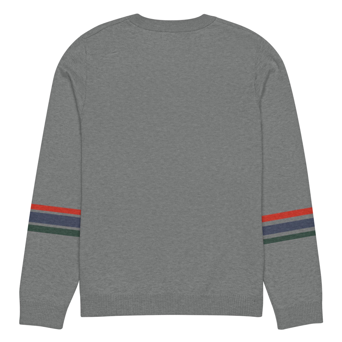 Knitted crew neck sweater