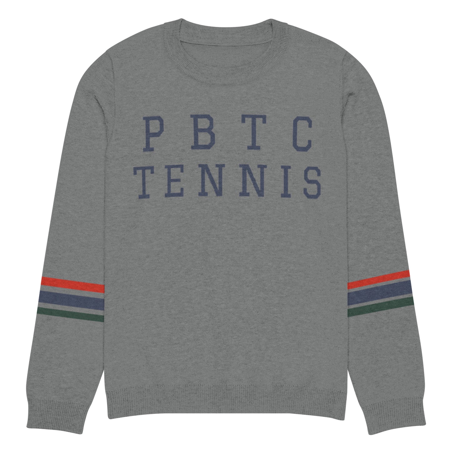 Knitted crew neck sweater