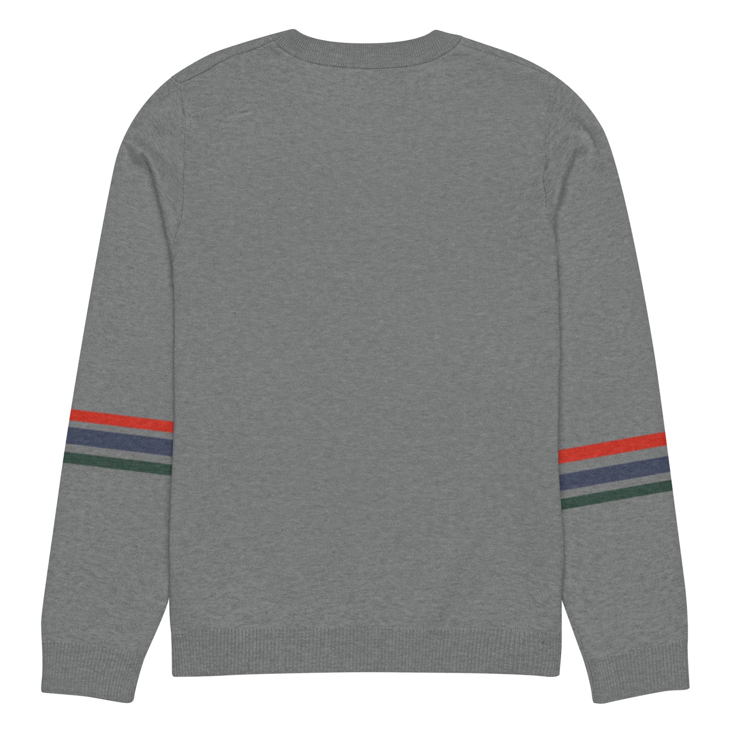 Knitted crew neck sweater