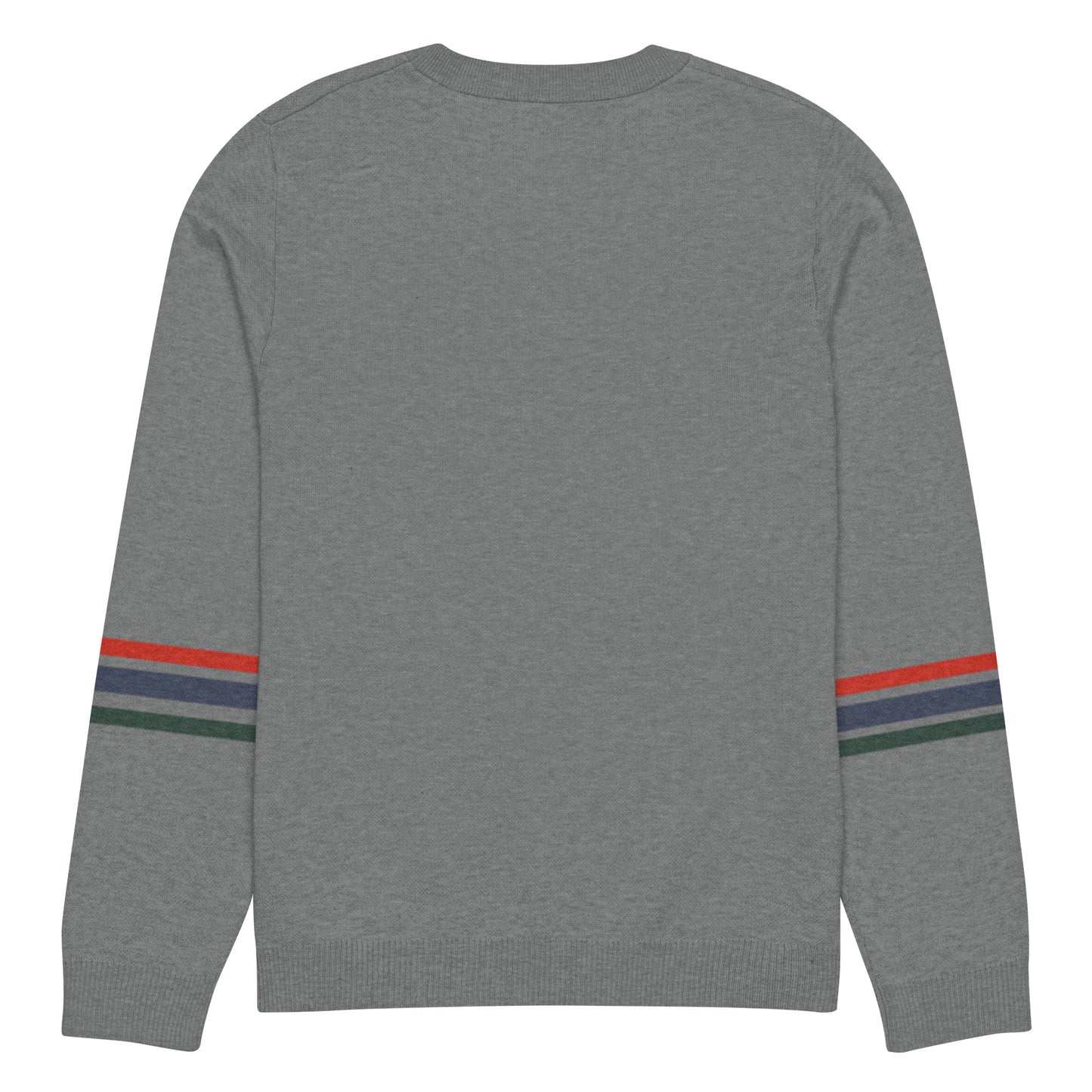 Knitted crew neck sweater