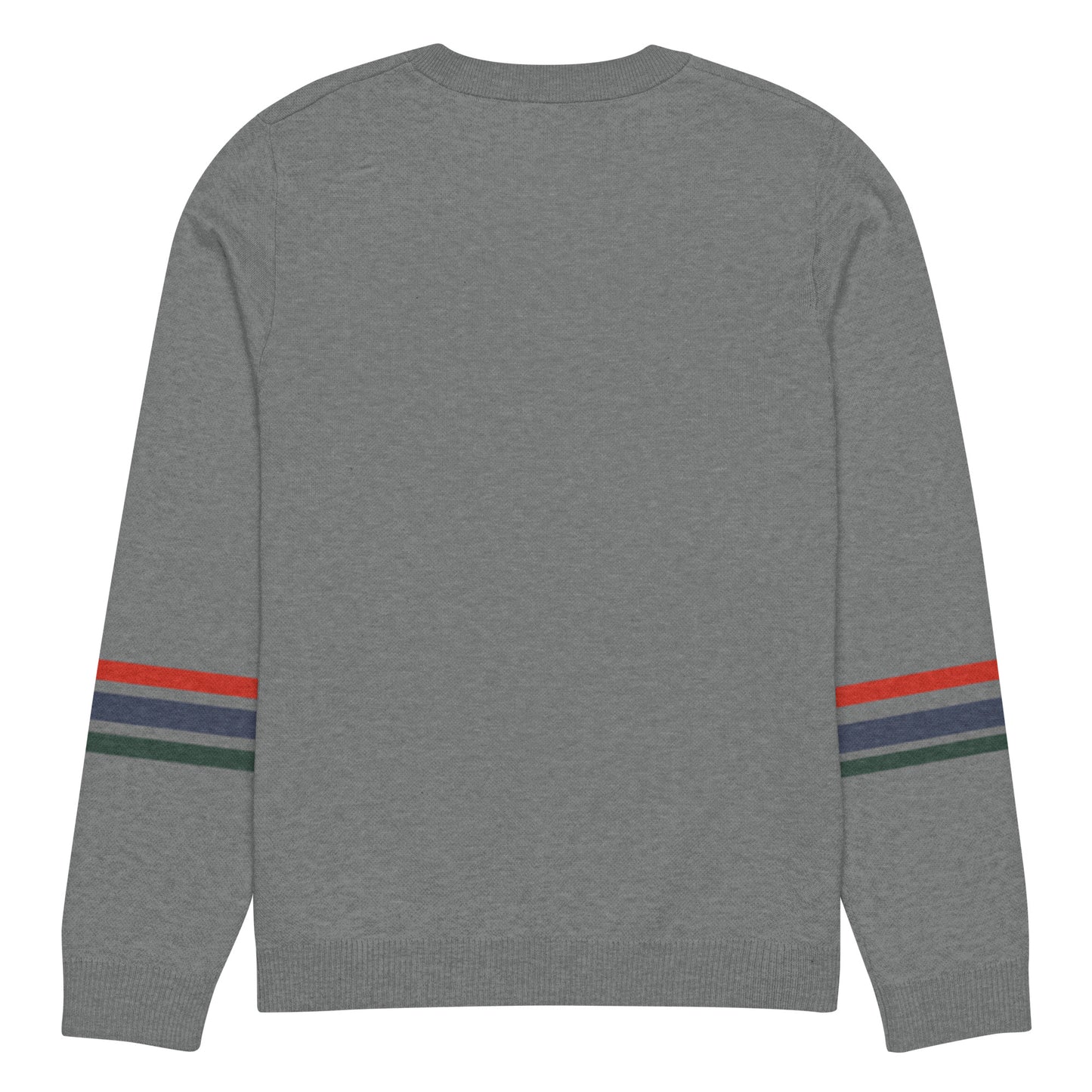 Knitted crew neck sweater