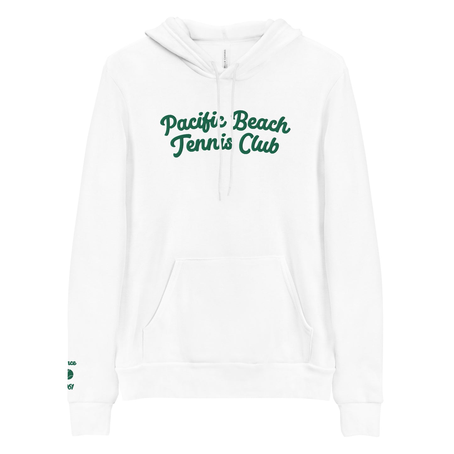 Cotton - Fleece embroidered hoodie. (more color options)