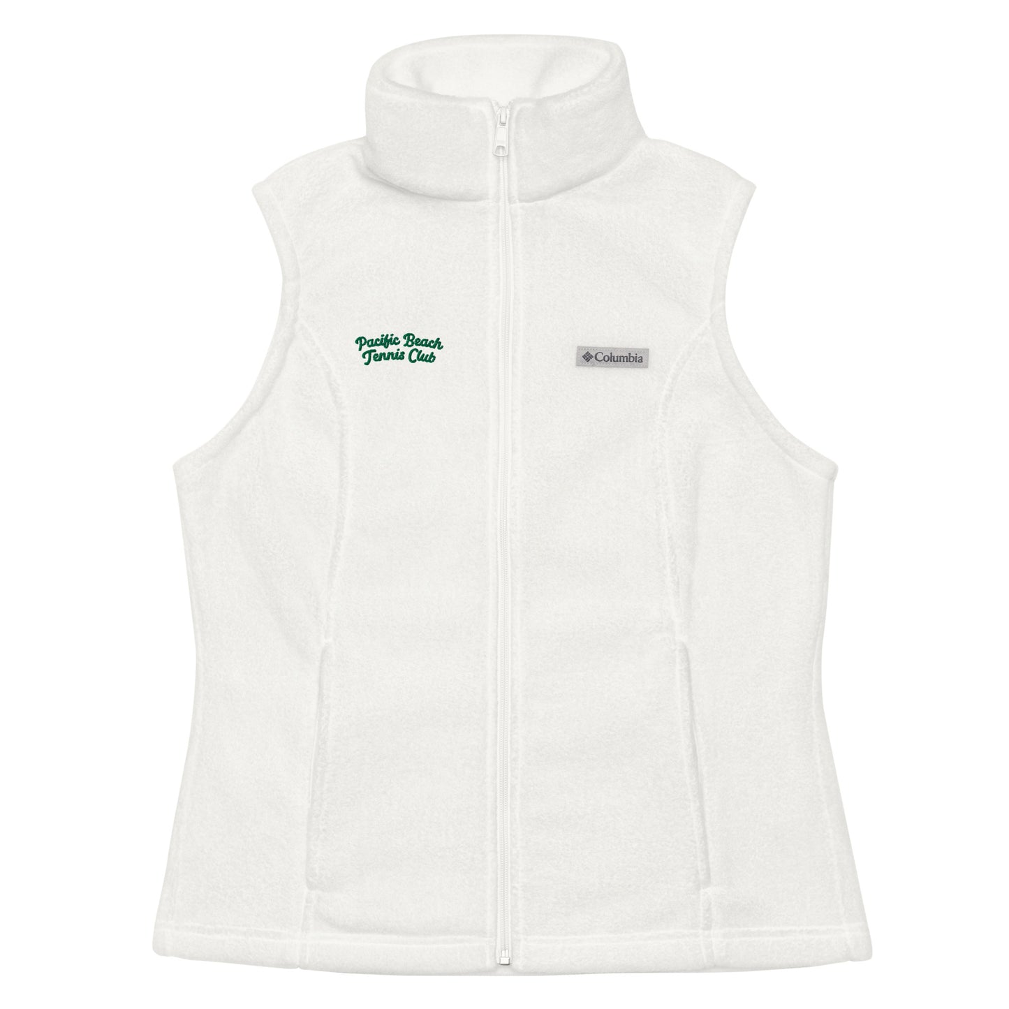 Women’s embroidered PBTC x Columbia vest